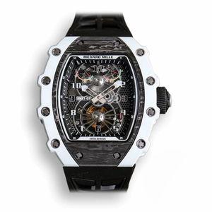 Replica Richard Mille 21-02 V2 Black Rubber Strap