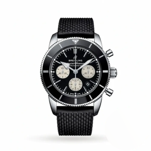 Replica Breitling Superocean Heritage Men Automatic Black Rubber Watch AB0162121B1S1