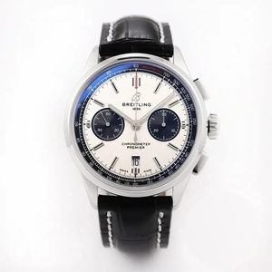 Replica Breitling Premier Silver Dial 42 mm AB0118221G1P2