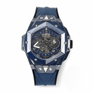 Replica Hublot Big Bang Sang Bleu II Blue 45mm 418.EX.5107.RX.MXM21
