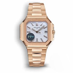 Super Clone Cubitus 5821 Patek Philippe 45 mm Rose Gold White Dial