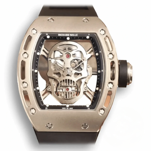 Replica Richard Mille 052 Silver Skull Dial Swiss Movement