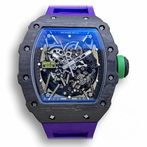 Replica Richard Mille35-02 Ntpt Carbon Fiber Purple Strap