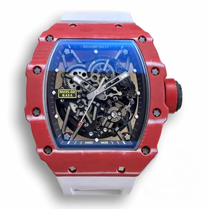Replica Richard Mille35-02 Ntpt Carbon Fiber White Strap