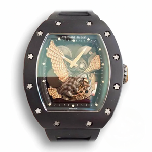 Replica Richard Mille 023 Rose Gold Eagle Skeleton Dial
