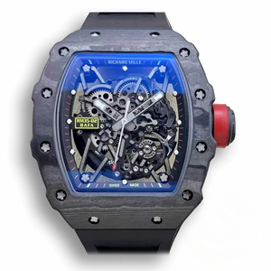 Replica Richard Mille35-02 Ntpt Carbon Fiber Black Strap