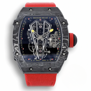 Super Clone Richard Mille 27-03 Rafael Nadal Tourbillon Red Strap
