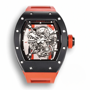Replica Richard Mille 055 Ceramic Case Red Strap