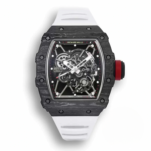 Super Clone Richard Mille35-01 Bbr Factory White Rubber Strap