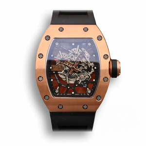 Replica Richard Mille35-01 Kv Factory Rose Gold Black Strap
