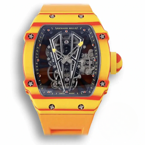 Replica Richard Mille 27-03 Rafael Nadal Tourbillon Orange Rubber Strap