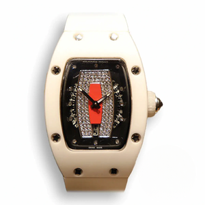 Super Clone Richard Mille 007-1 White Ceramic Red Lips