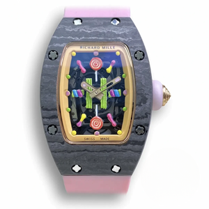 Super Clone Richard Mille 07-01 Bon Pink Strap