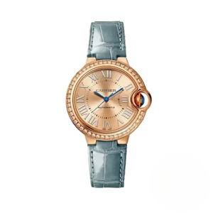 Replica Cartier Ballon Bleu Blue Strap 33mm WJBB0076