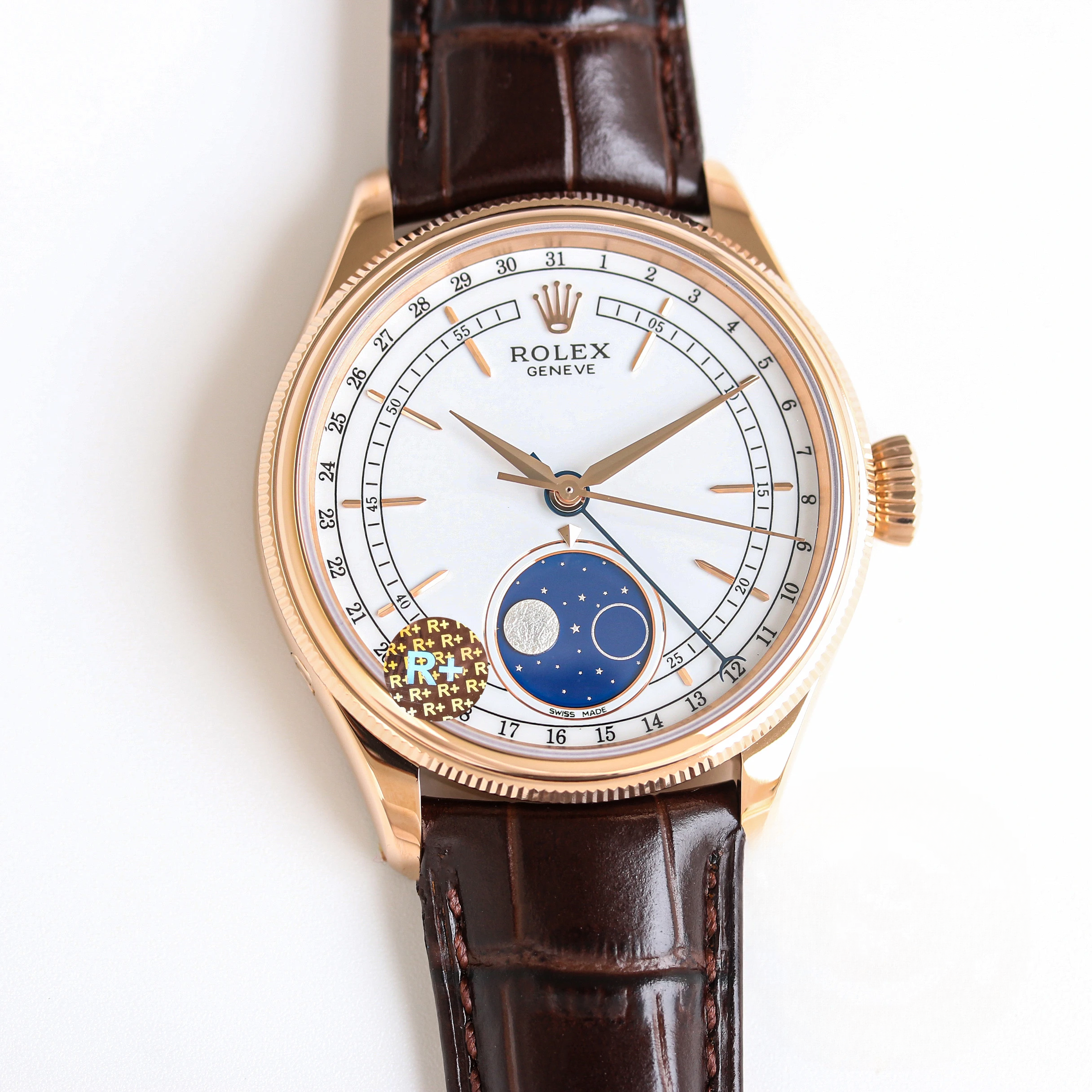 Replica Rolex Cellini Moonphase 50535 White Dial - Image 6
