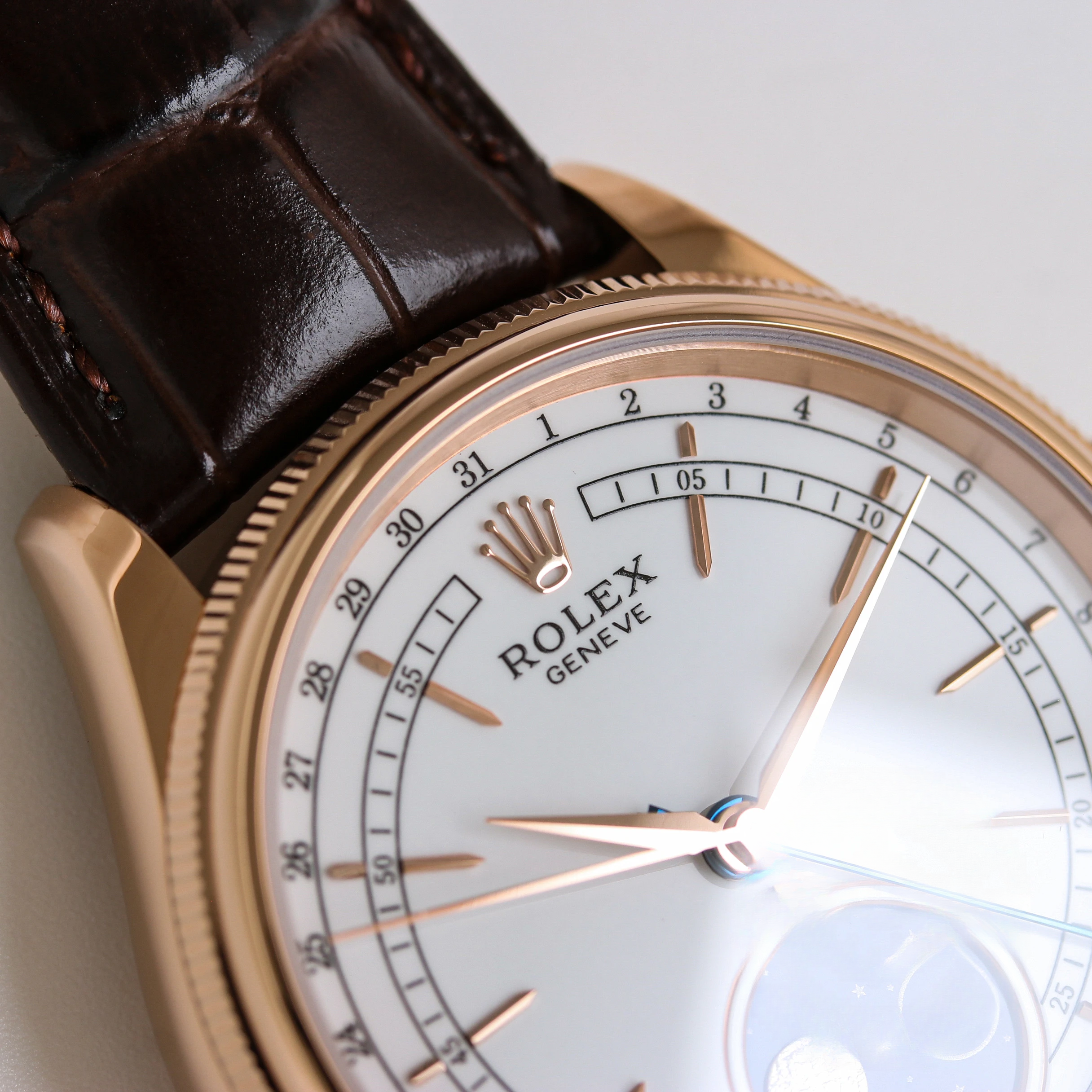Replica Rolex Cellini Moonphase 50535 White Dial - Image 7