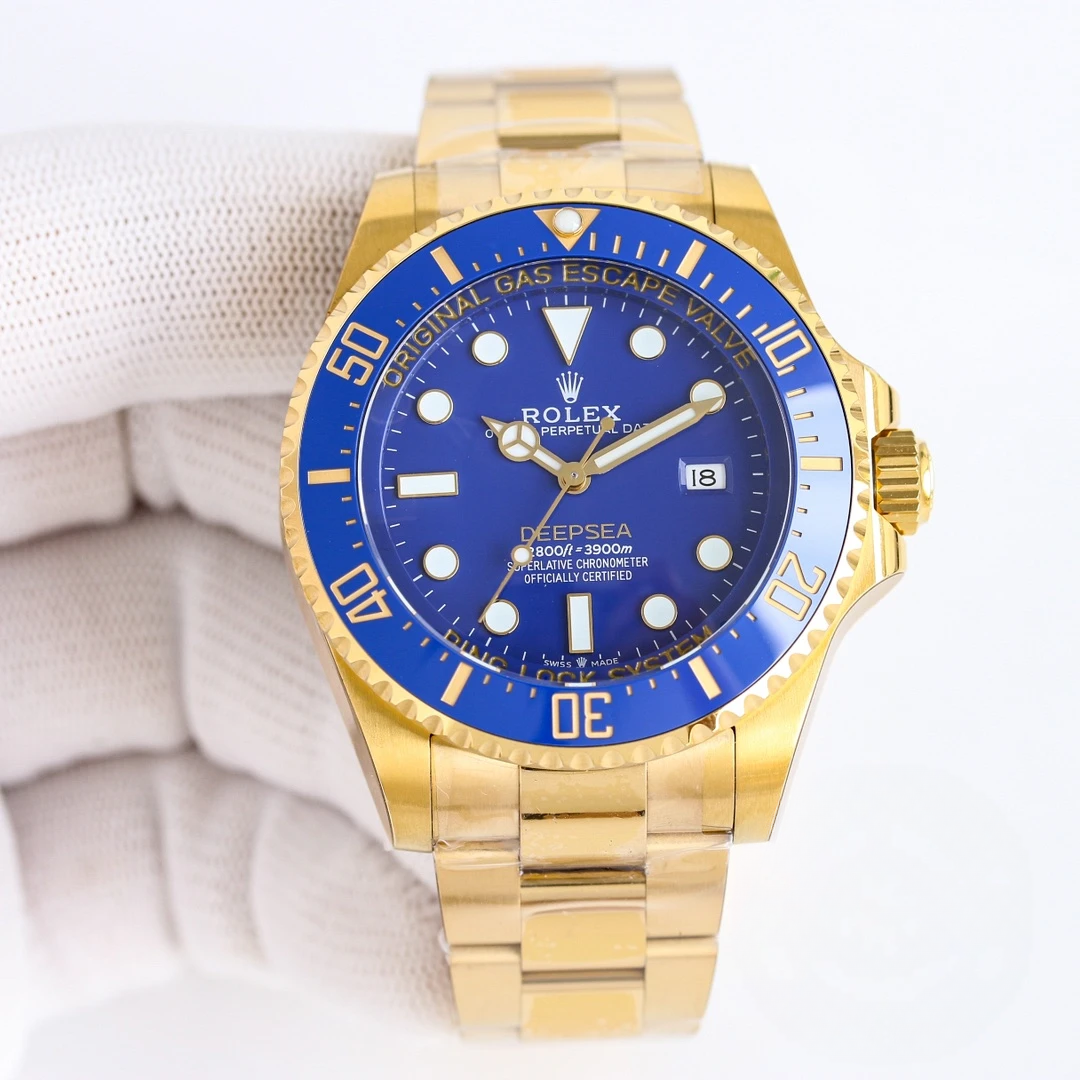 Replica Rolex Deepsea Oyster 44 mm yellow gold M136668LB - Image 6