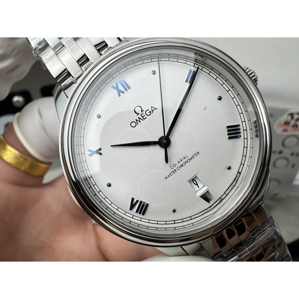 Replica Omega De Ville Prestige 40mm, 434.10.40.20.02.001 White Dial - Image 8