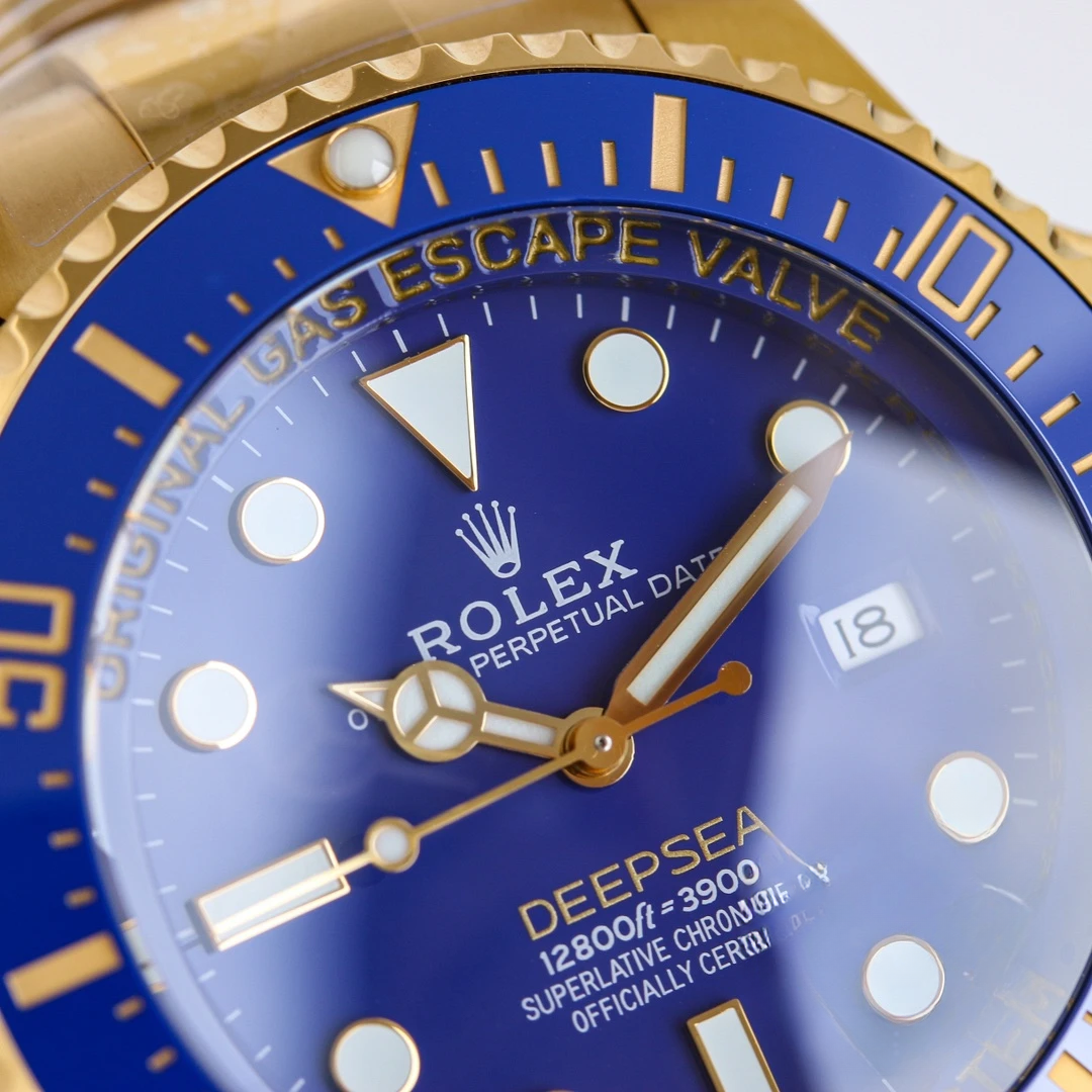 Replica Rolex Deepsea Oyster 44 mm yellow gold M136668LB - Image 7