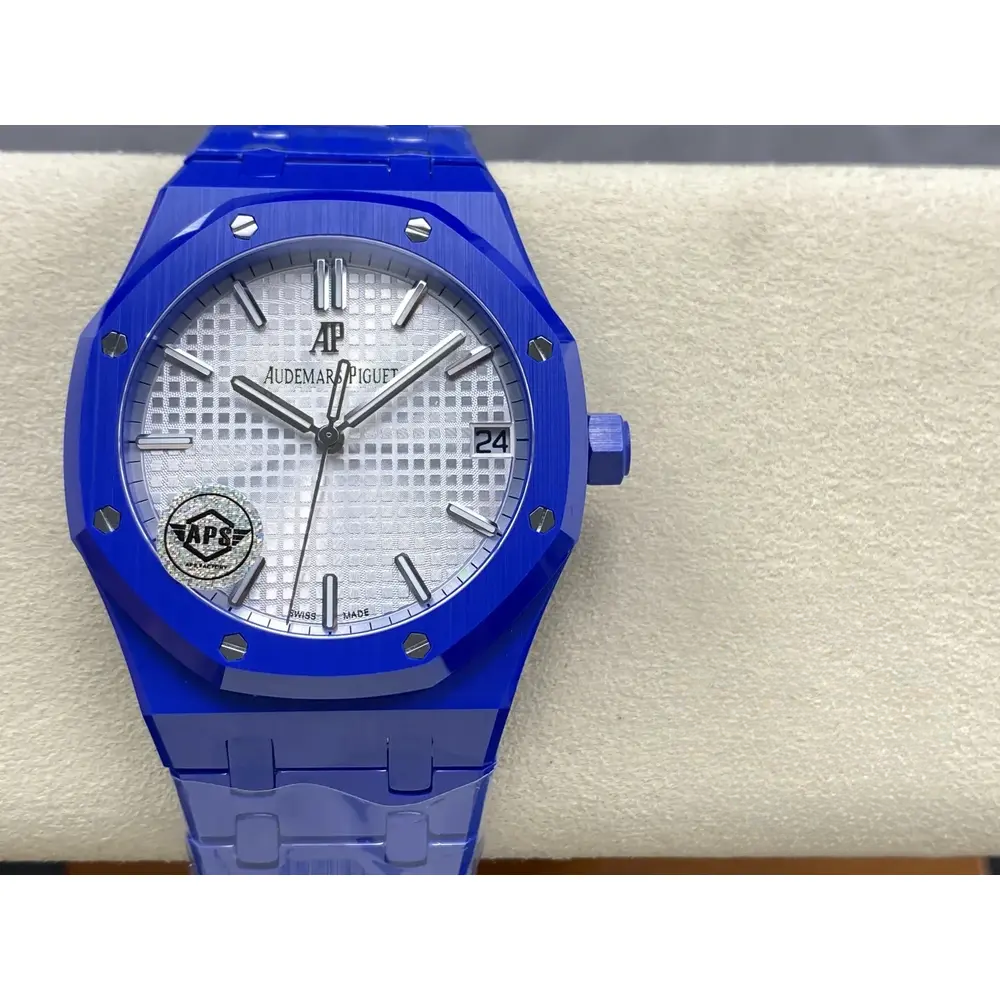 Super Clone Audemars Piguet Royal Oak White Dial 15500 Ceramic - Image 3