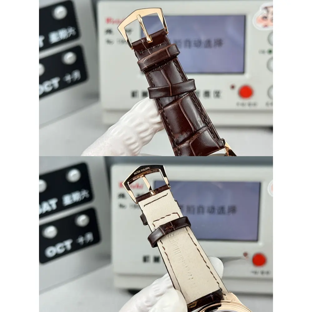 Super Clone Calatrava Patek 6119R-001 Rose Gold 39mm Dial - Image 2