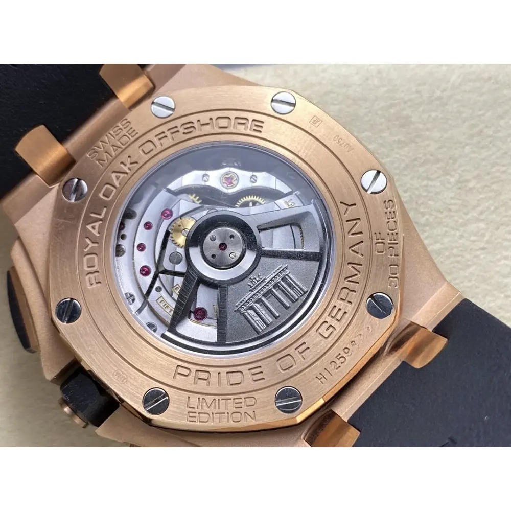 Replica Audemars Piguet Royal Oak Offshore Grey Rose Gold Dial 44mm 26568OM.OO.A004CA.01 - Image 7