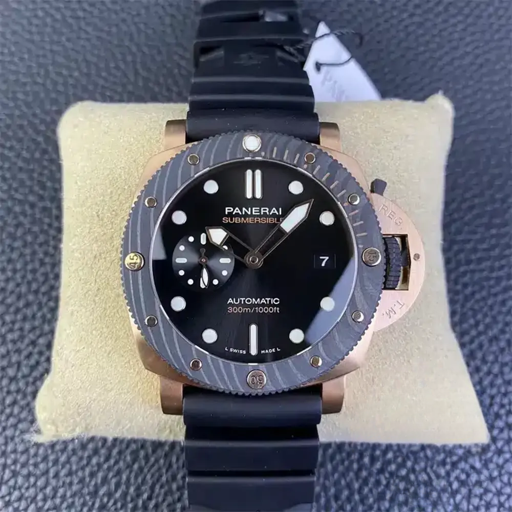 Super Clone Panerai PAM 1070 Submersible Goldtech OroCarbo - Image 2
