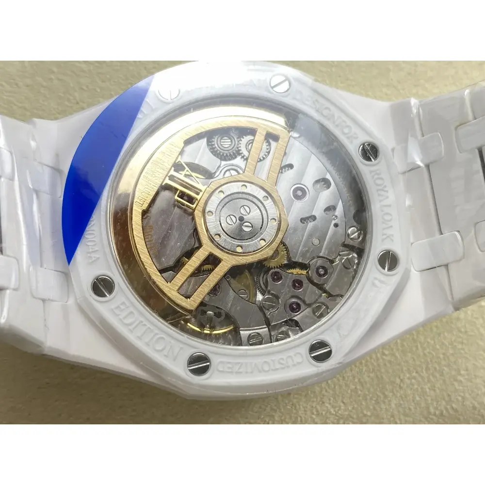 Super Clone Audemars Piguet Royal Oak Black Dial 15500 Ceramic - Image 8