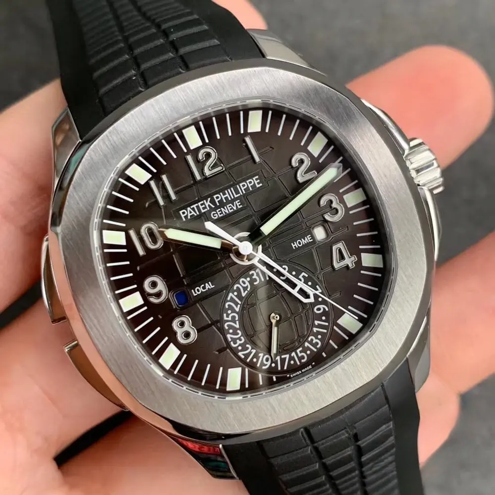 Replica Aquanaut 5164A-001 Patek Philippe Travel Time 40.8 mm, Steel, 5164A - Image 4