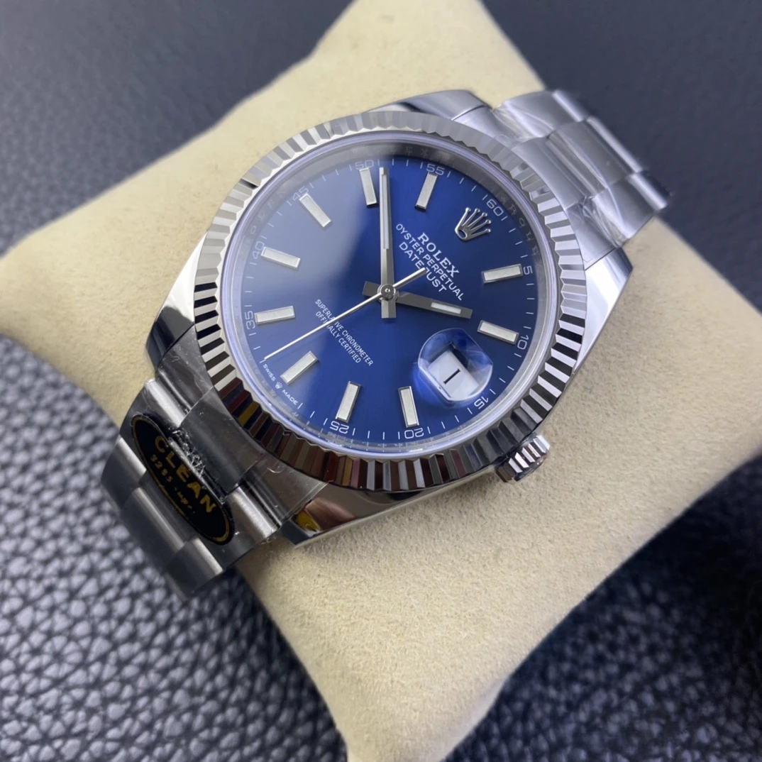 Super Clone Rolex Datejust 41mm 126334 Oyster Blue Dial - Image 5
