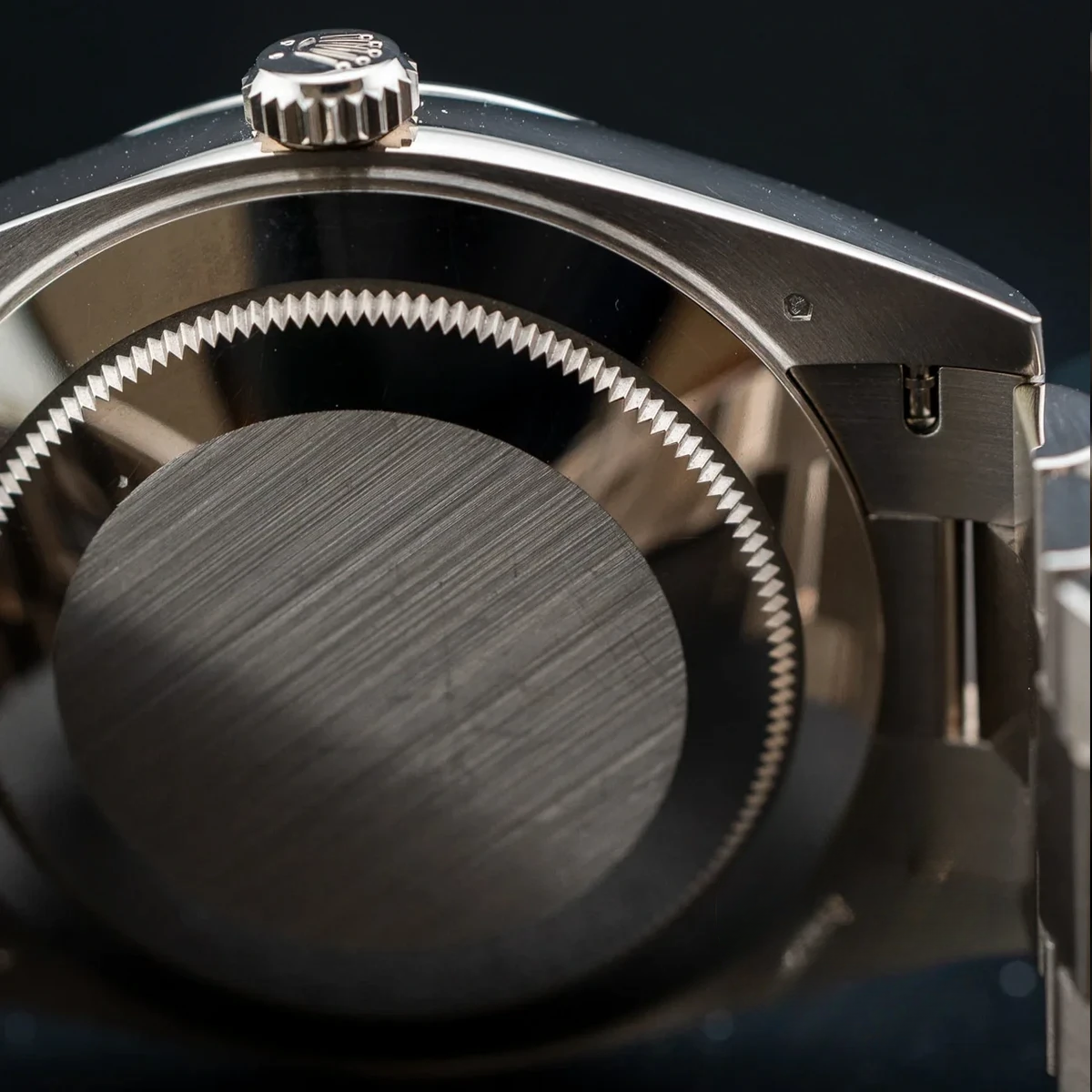 Rolex 228236-0024 Day-Date 40 Platinum Fluted Blue Ombré - Image 6