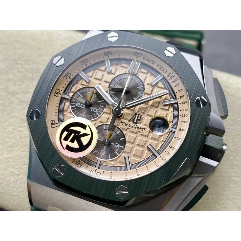 Replica Audemars Piguet Royal Oak Offshore Khaki Gold Dial 44mm 26400SO.OO.A054CA.01 - Image 4