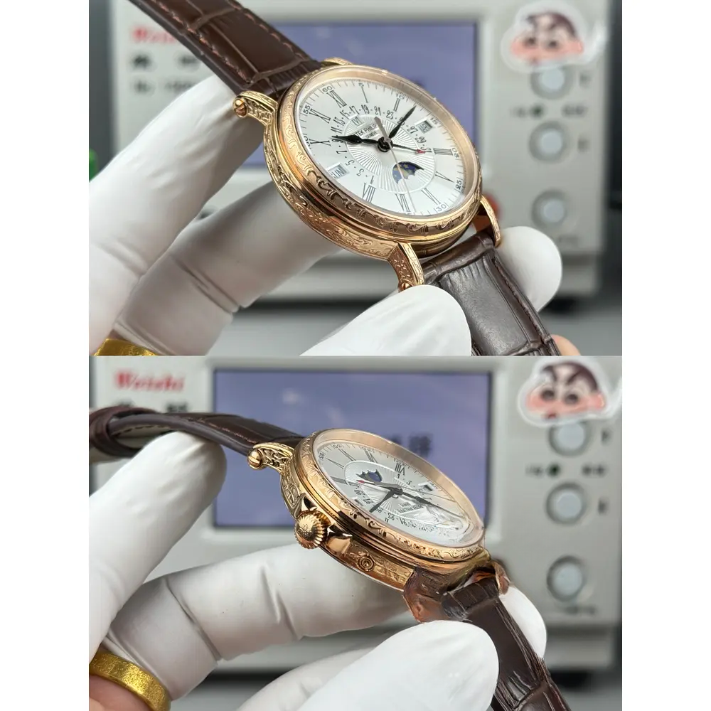 Swiss Replica Patek Grand Complication 5159 Rose Gold Perpetual Calendar - Image 5