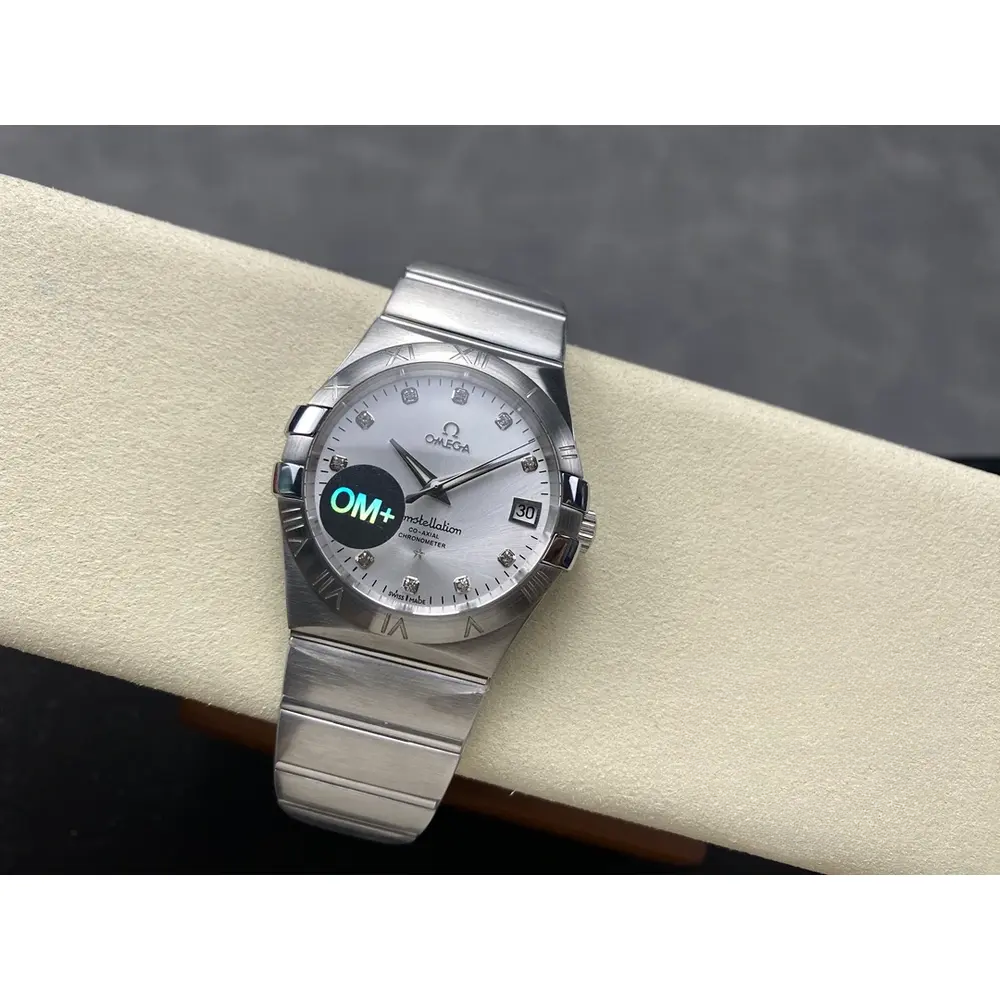 Replica Omega Constellation Silver Dial 38mm 123.10.38.21.52.001 - Image 6