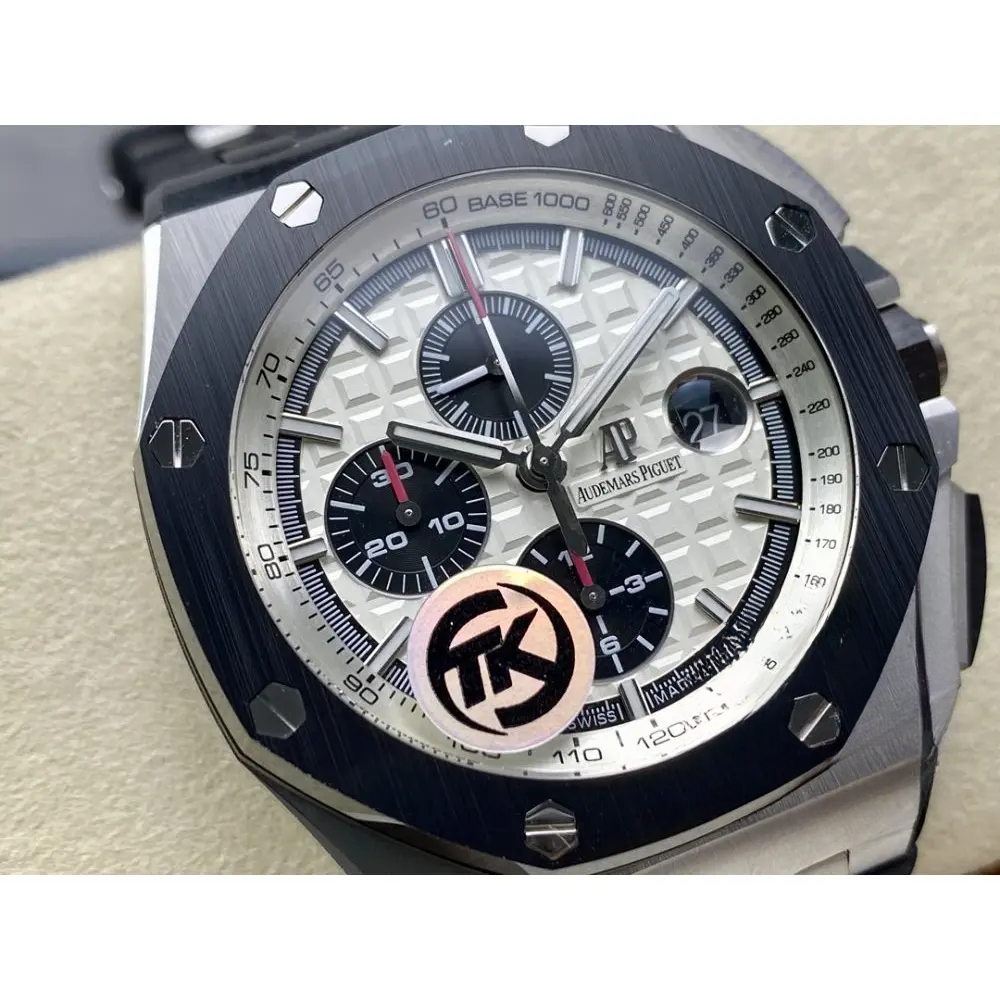 Replica Audemars Piguet Royal Oak Offshore White Black Dial 44mm 26400SO.OO.A002CA.01 - Image 2