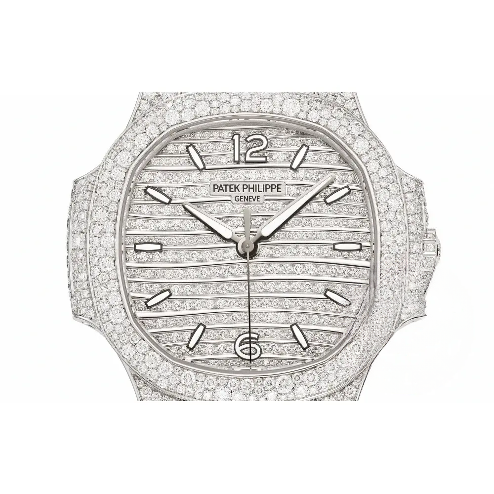 Super Clone Nautilus 7118/1450G-001 Patek Philippe “Ladies Automatic” 35.2 mm, White gold - Image 3