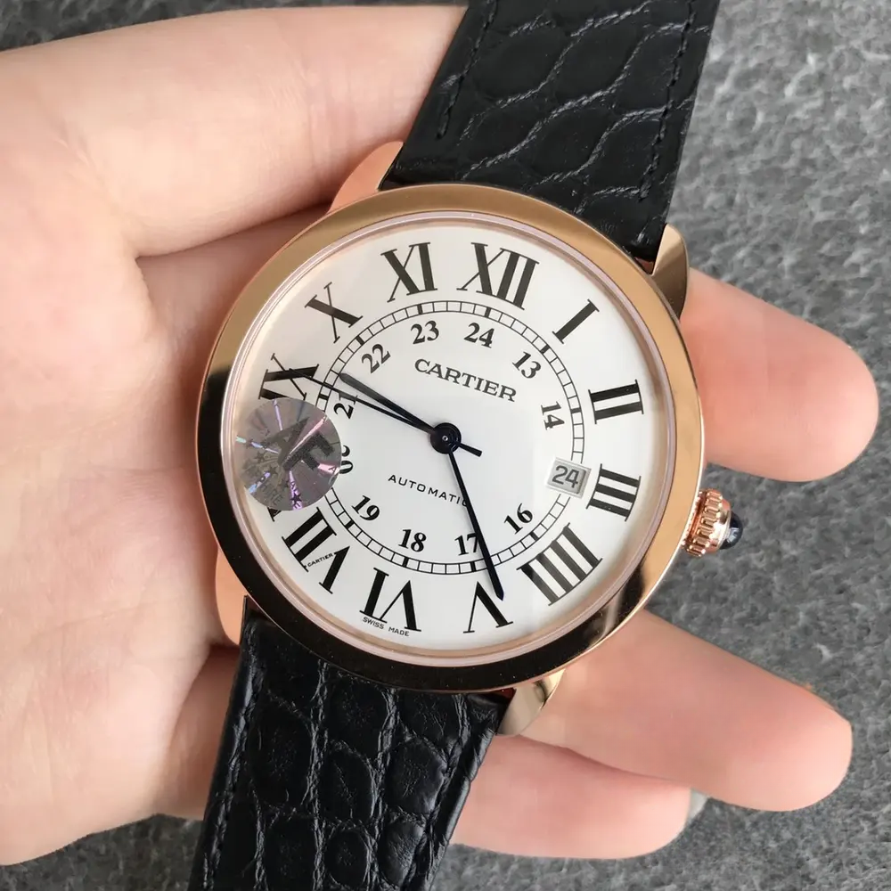 Replica Cartier Ronde Solo Rose Gold 42mm w6701009 - Image 6