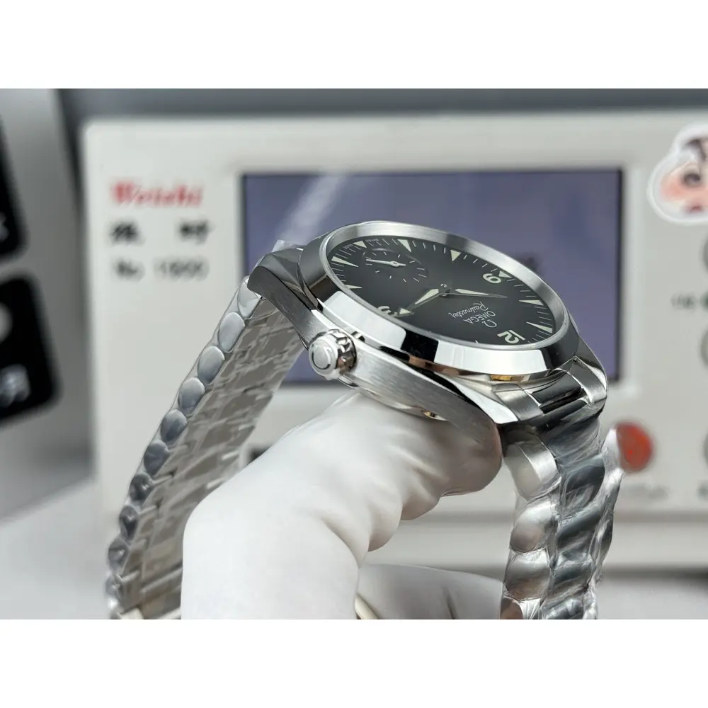 Replica Seamaster Railmaster 38mm 235.12.38.20.13.001 Grey Dial - Image 4