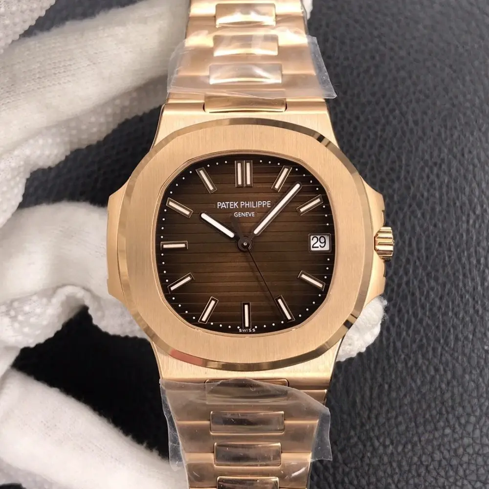 Replica Nautilus 5711/1R-001 Patek Philippe 40 mm, Rose Gold, Brown Dial - Image 2