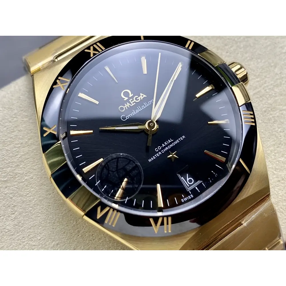 Replica Omega Constellation Gold, Black Dial 41mm 131.63.41.21.01.001 - Image 5