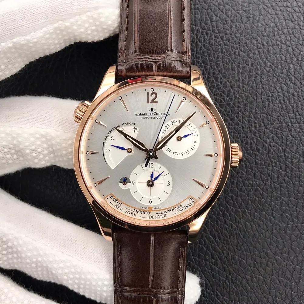 Replica Jaeger LeCoultre Master Geographic Silver Dial Q1422421 - Image 7