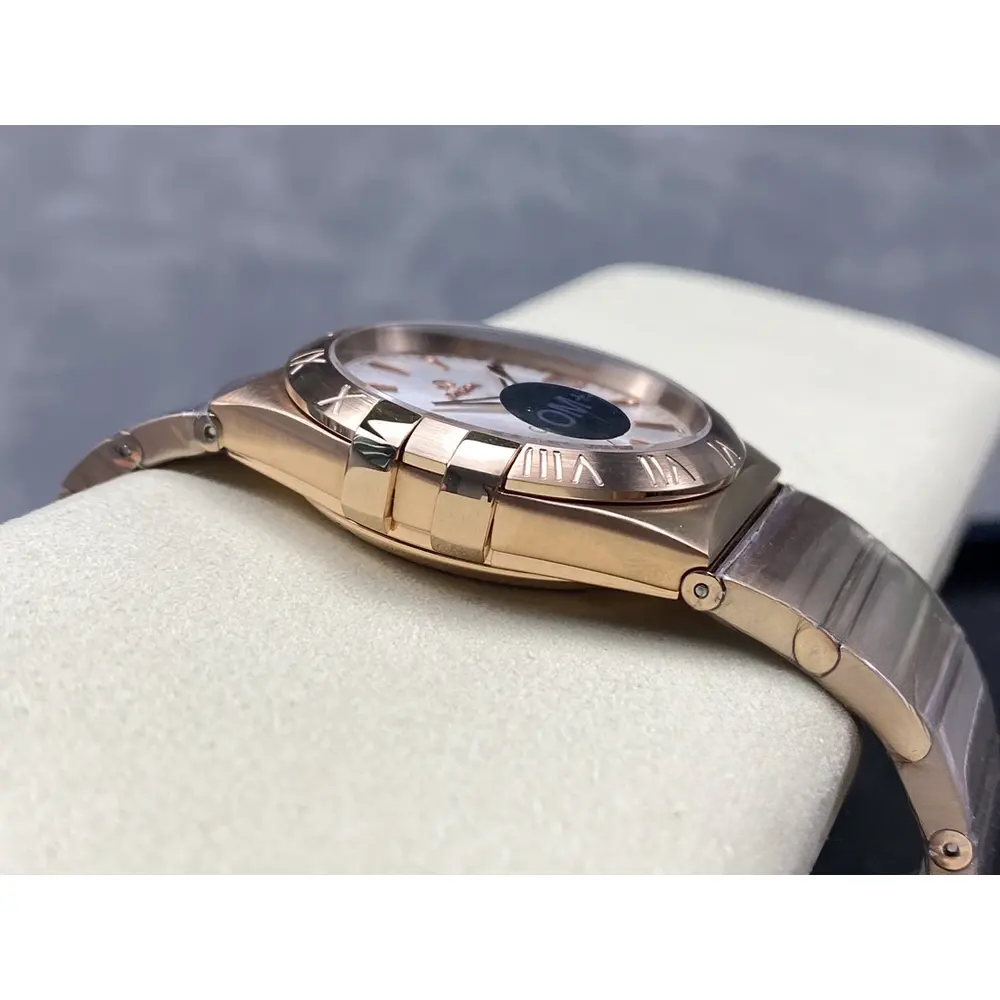 Replica Omega Constellation Rose Gold, White 38mm 123.50.38.21.02.001 - Image 2