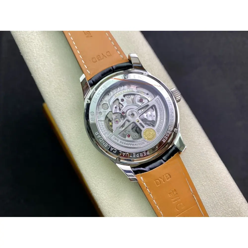 Swiss Replica Portugieser Perpetual Calendar 42mm Silver IW344203 - Image 4