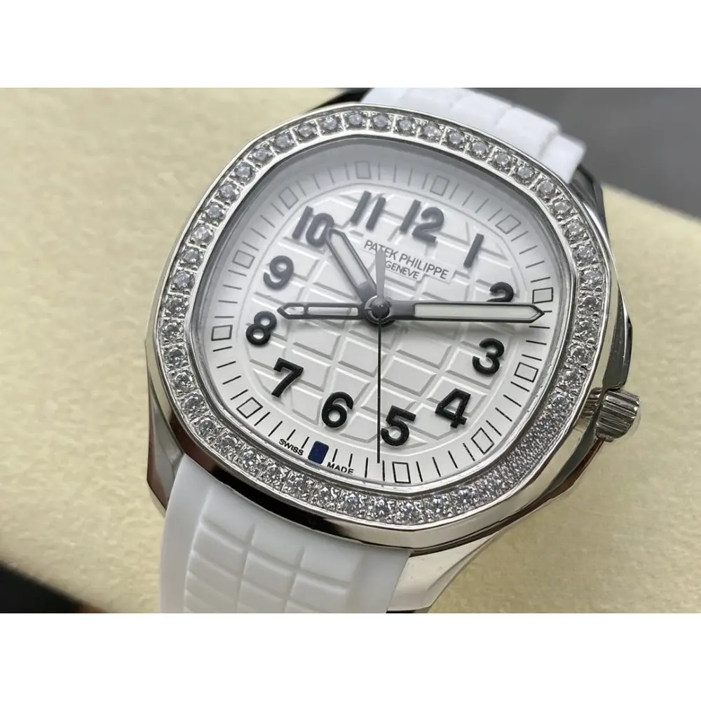 Super Clone Aquanaut 5269/200R-001 Patek Philippe Luce Travel Time 38.8 mm, White gold - Image 3