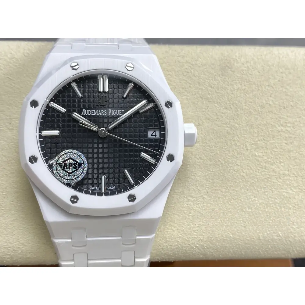 Super Clone Audemars Piguet Royal Oak Black Dial 15500 Ceramic - Image 3