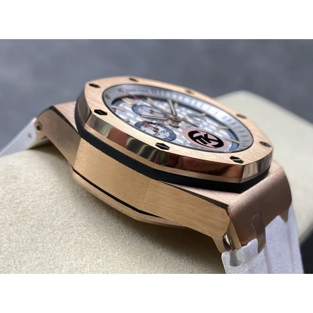 Super Clone Audemars Piguet Royal Oak Offshore White Gold Dial 44mm 26408OR.OO.A010CA.01 - Image 5