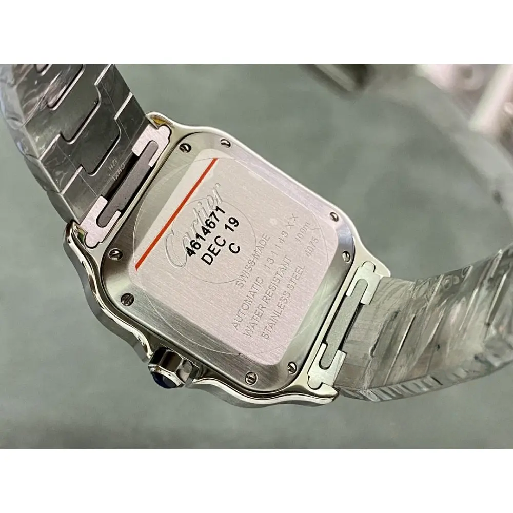 Replica Cartier Santos Silver Stainless Steel WSSA0010 - Image 5