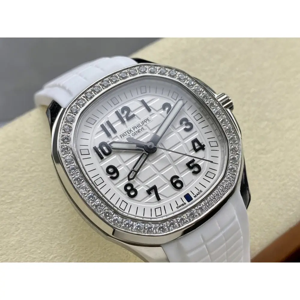 Super Clone Aquanaut 5269/200R-001 Patek Philippe Luce Travel Time 38.8 mm, White gold - Image 2
