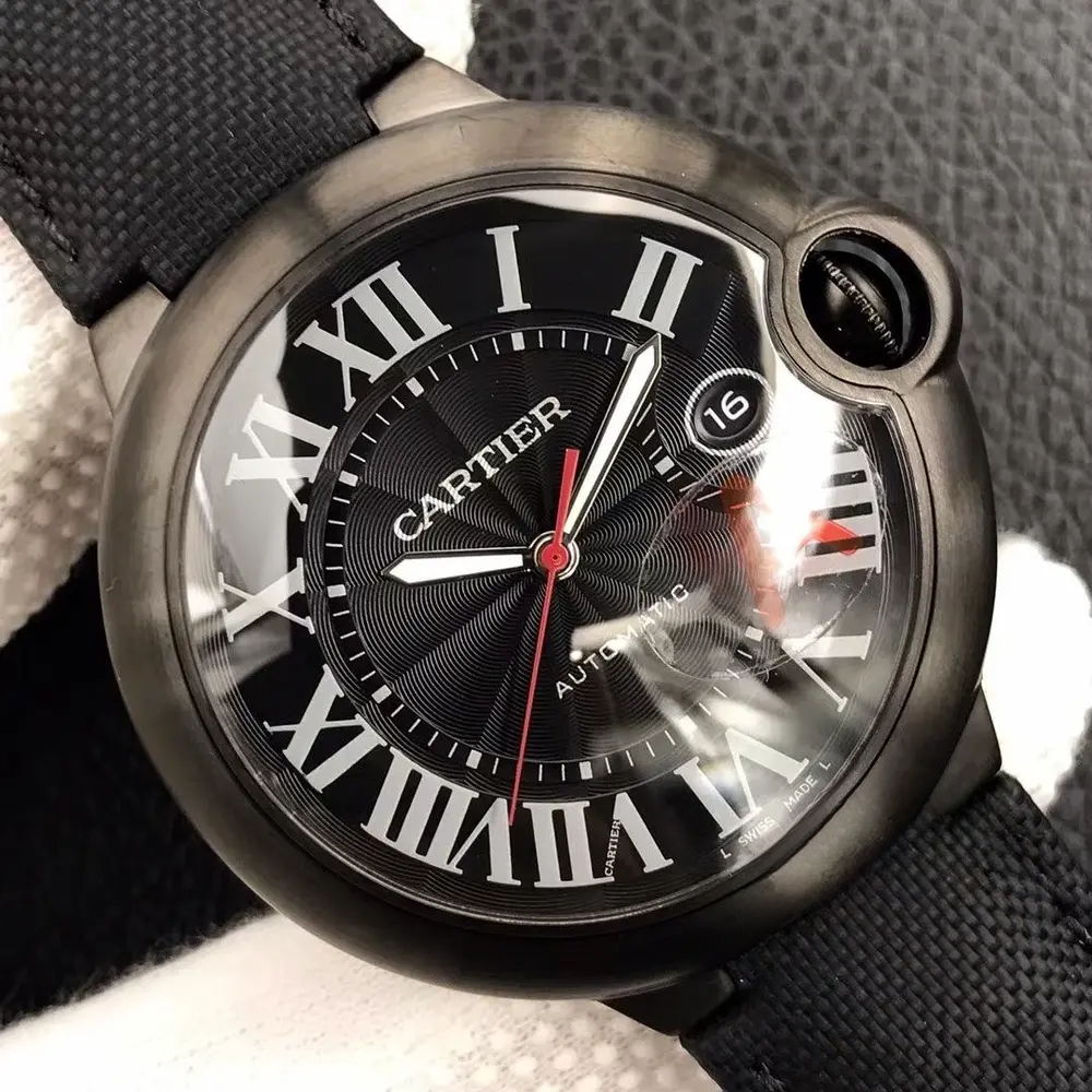 Replica Cartier Ballon Bleu 42mm Black Dial WSBB0015 - Image 5