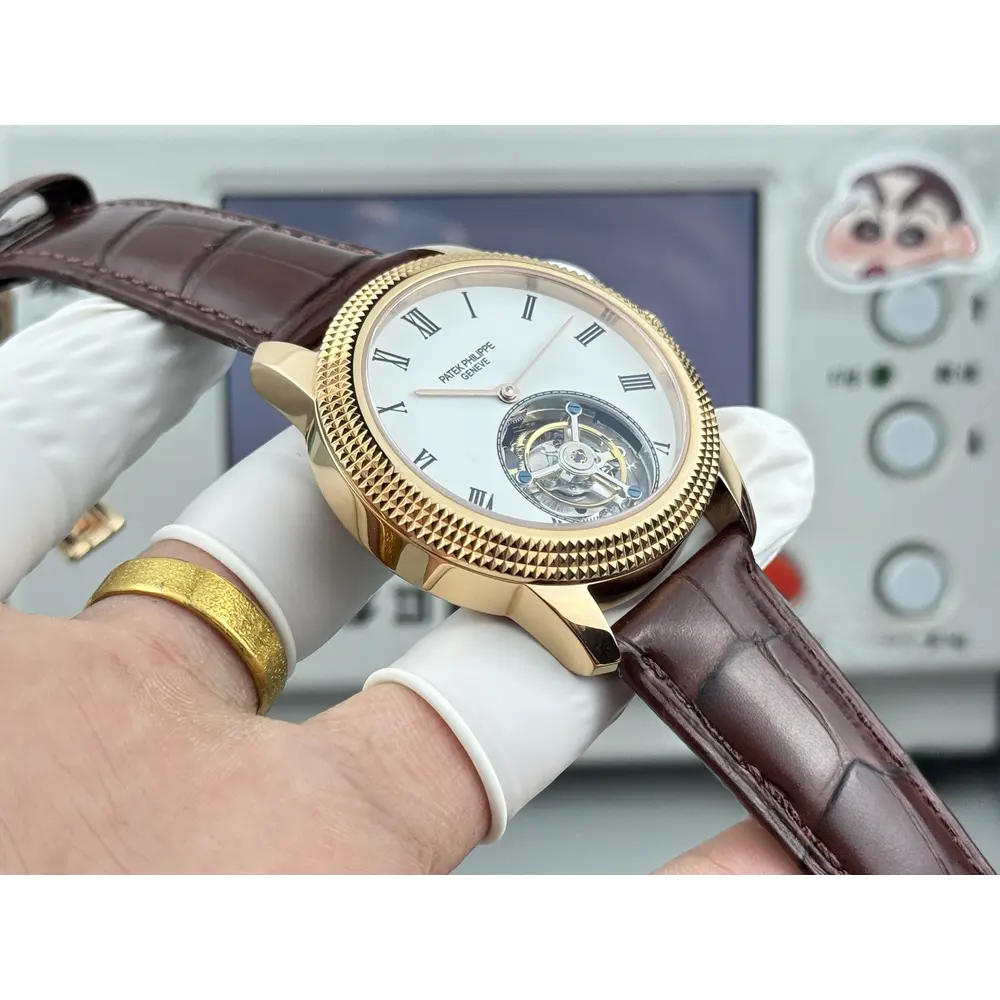 Super Clone Patek Philippe Grand Complications 42mm Tourbillon White Dial - Image 6